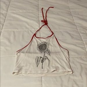 SALE || brandy melville sunflower halter top